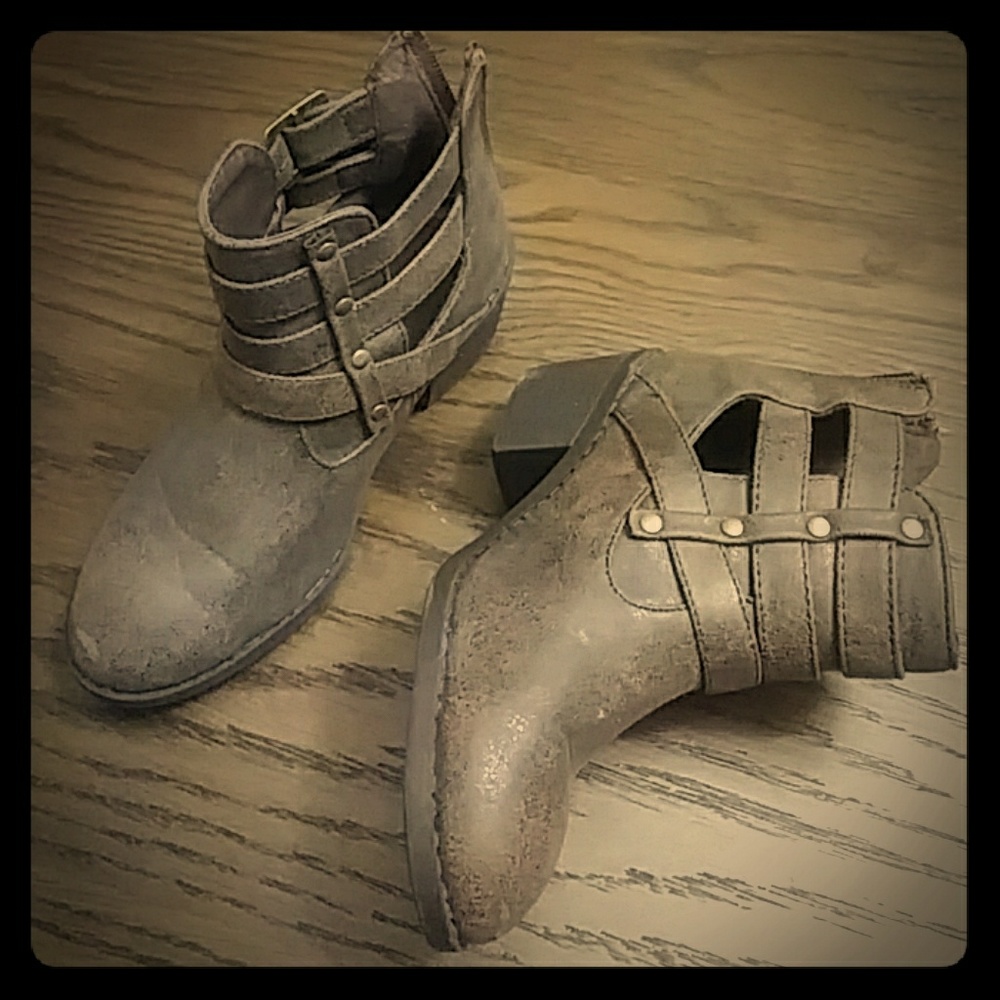 Buckle Strap Ankle Booties